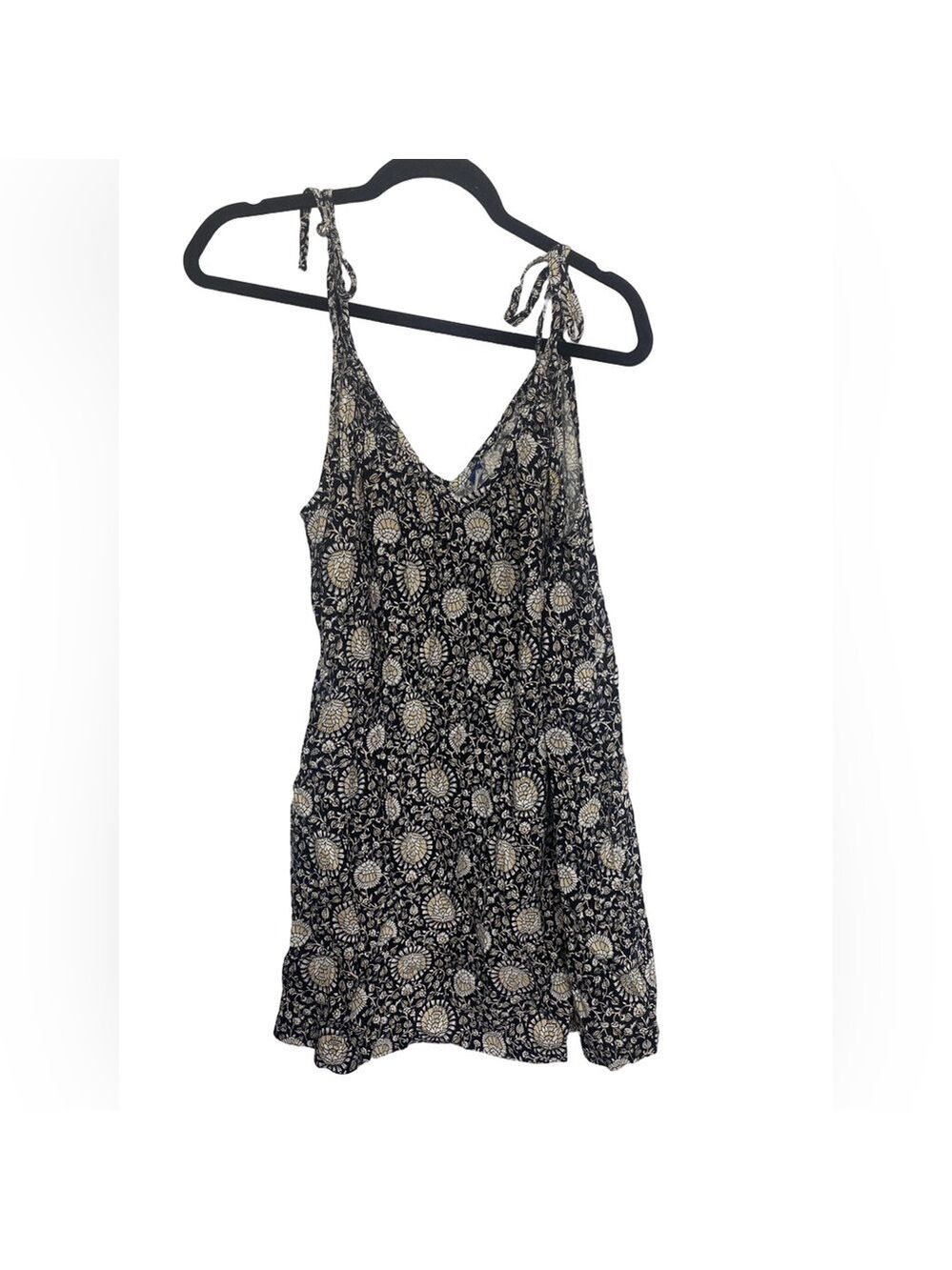 Old Navy Floral Tie-Strap V-Neck Mini Dress - Size M
